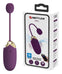 Ou vibrator ABNER cu 12 moduri de vibratii si control prin aplicatie, incarcare USB, silentios, silicon premium, mov