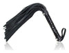 Bici din piele pentru jocuri erotice si bondage Easy Squash Whip, design premium si elegant, negru