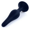 Dop anal din silicon premium Butt Plug Large 12.5 cm, negru - 64 - 00094