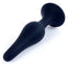 Dop anal din silicon premium Butt Plug Medium 11 cm, negru