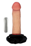 Strap on realist ATENA LOVECLONEX 16.5 cm din silicon cu centura reglabila, bej ErosVita