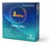 Prezervative DIBLONG Power Max, texturate, lubrifiate, din latex, 52 ± 2 mm, 3 buc