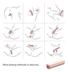 Vibrator clitoris Bullet Rock cu 9 moduri de vibratii si incarcare USB, 9 cm, auriu rose SOLLUXE® Every box holds joy-unbox it!