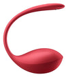 Ou vibrator Satisfyer Shiny Petal cu 12 moduri de vibratii, control prin aplicatie si telecomanda wireless, incarcare magnetica USB, silentios, silicon premium Erosvita