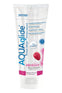 Lubrifiant AQUAglide Gel cu aroma zmeura, pe baza de apa, Joydivision, 100 ml