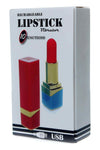 Mini vibrator in forma de ruj Secret Lipstick cu 10 moduri de vibratii si incarcare USB, silentios, rezistent la apa, silicon premium