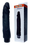 Vibrator realist Real Skin Multispeed 22.5 cm, intensitate vibratii reglabila, negru ErosVita