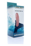 Strap-on Damian cu dildo flexibil, fixare confortabila si aspect realist 16 cm, bej