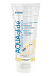 Lubrifiant AQUAglide Gel cu aroma vanilie, pe baza de apa, Joydivision, 100 ml