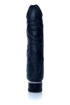 Vibrator realistic Real Skin Multispeed 20 cm,intensitate vibratii reglabila, negru