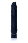 Vibrator realistic Real Skin Multispeed 20 cm,intensitate vibratii reglabila, negru