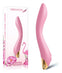 Vibrator punctul G FLAMINGO cu 9 moduri de vibratii si incarcare USB, flexibil, silentios, silicon premium, roz