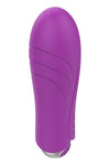 Vibrator clitoris Exclusive Bullet cu 10 moduri de vibratii si incarcare USB, 9 cm, mov SOLLUXE® Every box holds joy-unbox it!
