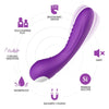 Vibrator LEGEND cu 9 moduri de vibratii si incarcare magnetica, silentios, silicon premium, mov