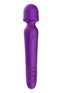 Vibrator Wand Mission cu 9 moduri de vibratii, functie de incalzire si incarcare USB, silentios, mov