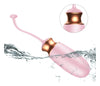 Ou vibrator Jaiko Love Egg functie de incalzire, control vocal, telecomanda wireless si incarcare USB, silicon medicinal, roz
