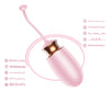 Ou vibrator Jaiko Love Egg functie de incalzire, control vocal, telecomanda wireless si incarcare USB, silicon medicinal, roz