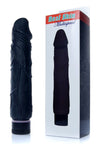 Vibrator realistic Real Skin Multispeed 20 cm,intensitate vibratii reglabila, negru