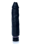 Vibrator realistic Real Skin Multispeed 20 cm,intensitate vibratii reglabila, negru