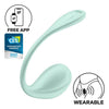 Ou vibrator Satisfyer Smooth Petal cu 12 moduri de vibratii, control prin aplicatie si telecomanda wireless, incarcare magnetica USB, silentios, silicon premium, verde SOLLUXE Every box holds joy - unbox it!