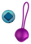 Set bile vaginale cu 10 moduri de vibratii pentru exercitii Kegel, telecomanda wirelss si incarcare USB, silicon premium, mov SOLLUXE® Every box holds joy-unbox it!