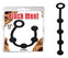 Bile anale Storm din silicon, marime S – lungime 33 cm, diametru 3 cm, negru