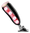 Masturbator FOXSHOW cu 7 moduri de vibratii, incarcare USB si functii interactive, casti incluse