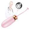 Ou vibrator Jaiko Love Egg functie de incalzire, control vocal, telecomanda wireless si incarcare USB, silicon medicinal, roz