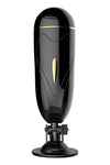 Masturbator FOXSHOW cu 7 moduri de vibratii, incarcare USB si functii interactive, casti incluse