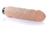 Vibrator realistic Real Skin Multispeed 20 cm,intensitate vibratii reglabila, crem