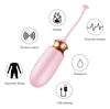 Ou vibrator Jaiko Love Egg functie de incalzire, control vocal, telecomanda wireless si incarcare USB, silicon medicinal, roz