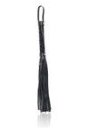 Bici din piele pentru jocuri erotice si bondage Easy Squash Whip, design premium si elegant, negru