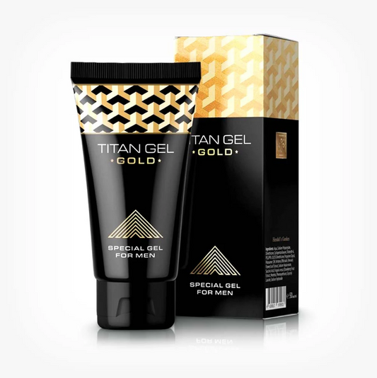 Titan Gel Gold (Original Rusia) - Gel pentru mărirea penisului, erecții puternice și intensificarea plăcerii, 50 ml SOLLUXE® Every box holds joy-unbox it!