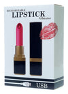 Mini vibrator in forma de ruj Vibe Lipstick cu 10 moduri de vibratii si incarcare USB, silentios, rezistent la apa, silicon premium