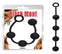 Bile anale Storm din silicon, marime L - lungime 49 cm, diametru 4.9 cm, negru