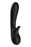 Vibrator punctul G ROMANCE cu stimulator clitoris, 9 moduri de vibrații și încărcare USB, silențios, silicon premium, negru
