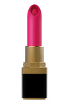 Mini vibrator in forma de ruj Vibe Lipstick cu 10 moduri de vibratii si incarcare USB, silentios, rezistent la apa, silicon premium