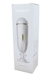 Masturbator FOXSHOW cu 7 moduri de vibratii, incarcare USB si functii interactive, casti incluse