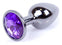 Dop anal Jewellery Dark Silver Butt Plug 7 cm, mov