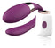 Vibrator pentru cuplu V-Vibe cu 7 moduri de vibratii, telecomanda wireless si incarcare USB, silentios, silicon premium, mov