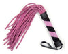 Bici din piele pentru jocuri erotice si bondage Line Whip, design premium si elegant, roz