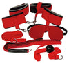 BK Red Giant Set – Set BDSM rosu, 8 piese bondage premium pentru cupluri