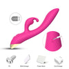 Vibrator Rabbit BONNIE cu 9 moduri de vibratii si incarcare USB, flexibil, silentios, silicon premium, roz SOLLUXE® Every box holds joy-unbox it!