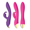 Vibrator Rabbit BONNIE cu 9 moduri de vibratii si incarcare USB, flexibil, silentios, silicon premium, roz SOLLUXE® Every box holds joy-unbox it!