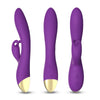 Vibrator Rabbit BONNIE cu 9 moduri de vibratii si incarcare USB, flexibil, silentios, silicon premium, mov SOLLUXE® Every box holds joy-unbox it!