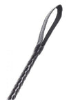 Cravasa pentru jocuri erotice si bondage Ribbon Horse Whip 72 cm, negru