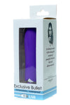 Vibrator clitoris Exclusive Bullet cu 10 moduri de vibratii si incarcare USB, 9 cm, mov SOLLUXE® Every box holds joy-unbox it!