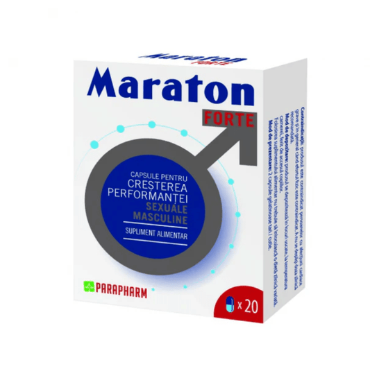 Capsule MARATON FORTE, cresterea performantei sexuale barbati, 20 capsule - 5200