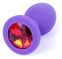 Dop anal Red Diamond Jewellery Butt Plug Small 7 cm, silicon mov