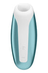 Stimulator clitoris Satisfyer Love Breeze cu suctiune si 11 moduri de vibratii, incarcare USB, silentios, silicon premium, bleu ErosVita